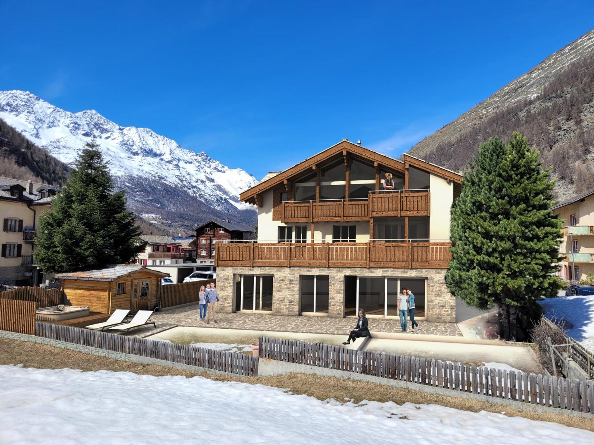 Chalet Wiesengrund Edelweiss 6P 사스-알마겔 외부 사진